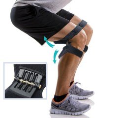 BUFFER® Yaylı Diz Kuvvetlendirici Dizlik Egzersiz Aleti Medikal Bacak Destekli Spor Aleti