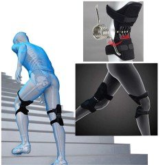 BUFFER® Yaylı Diz Kuvvetlendirici Dizlik Egzersiz Aleti Medikal Bacak Destekli Spor Aleti