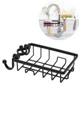BUFFER® Paslanmaz Çelik Mutfak Banyo Musluğuna Sabitlenebilir Sabunluk