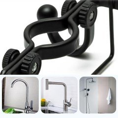 BUFFER® Paslanmaz Çelik Mutfak Banyo Musluğuna Sabitlenebilir Sabunluk