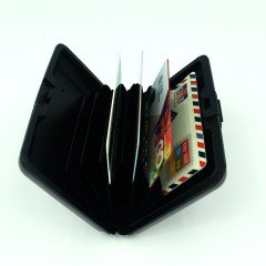 BUFFER® Alüminyum 7 bölmel Kredi Kartlı Taşıma Cüzdanı Aparatı Kartlık