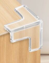 8 li Set Silikon Şeffaf Masa Kenarı Koruma Aparatı