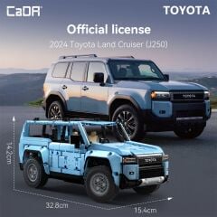 C51209W CADA TOYOTA PRADO 586 PARÇA BLOCK OYUNCAK