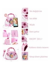 MP3 VE MİKROFONLU PARTİ MÜZİK EL ÇANTASI