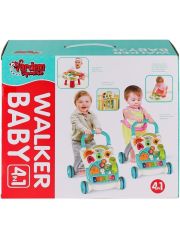 Vardem Oyuncak Piyanolu 4 in 1 Bebek Yürüteç ve Aktivite Merkezi