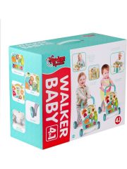 Vardem Oyuncak Piyanolu 4 in 1 Bebek Yürüteç ve Aktivite Merkezi