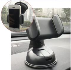 Araç İçi Torpido ve Cam Vakumlu Kısa Boy Telefon Tutucu