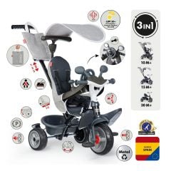 7600741503 Baby Driver Tricycle Grey