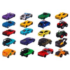 8501004000 Majorette Street Cars 1:64 Metal 5'li Araba Seti , 3 asorti