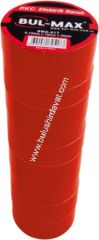 Bulmax 10yds Kırmızı Elektrk Bandı Bmx-616 (10 Adet Gönderilir)