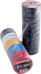 Bulmax 20yds Renklı Elektrk Bandı Bmx-617 (10 Adet Gönderilir)