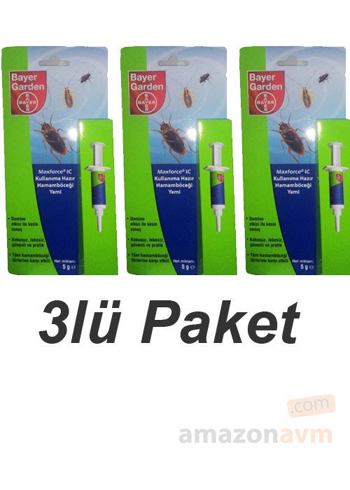 3 adet Bayer Garden Hamamböceği Jeli 5gr ( Kargo Bedava)