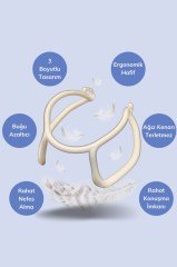 BUFFER® Rahat Nefes Almayı Sağlayan Gözlük Buğu-Ağız Terlemesi Azaltan Ruj-Krem Temas Ettirmez Maske Aparatı