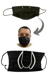 BUFFER® Rahat Nefes Almayı Sağlayan Gözlük Buğu-Ağız Terlemesi Azaltan Ruj-Krem Temas Ettirmez Maske Aparatı