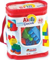 DEDE 01021 AKILLI ÇOCUK 40 PCS BLOKLAR
