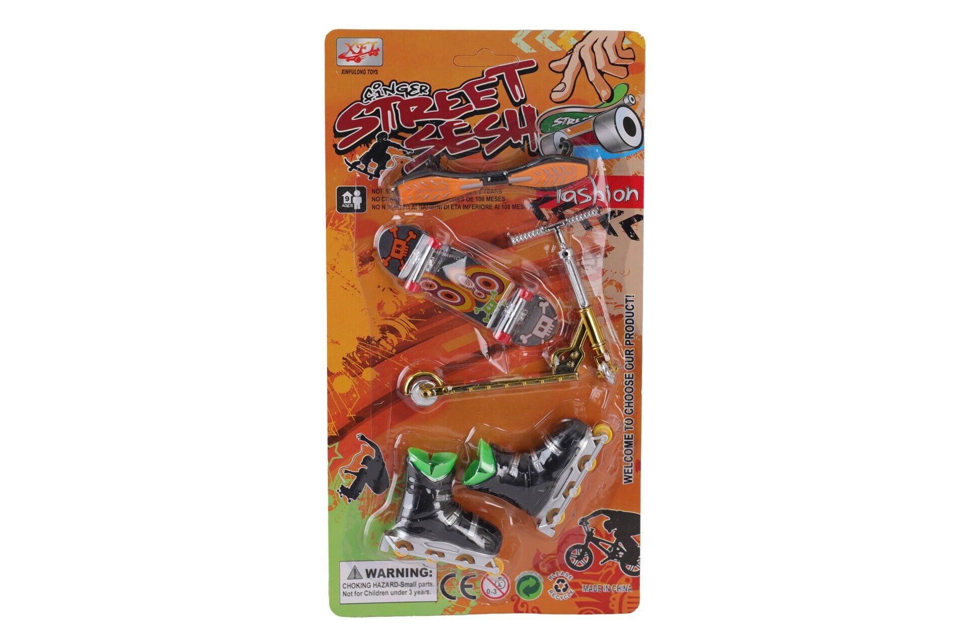 KZL-012-A7 Kartela Kaykay Paten Scooter Oyun Seti -Kızılkaya