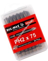 Bulmax Ph2*75 S2 Bıts Ucu Bmx-903 (50 Adet Gönderilir)