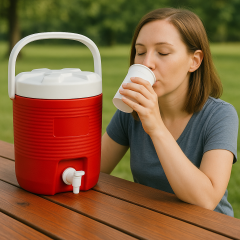 6 LT Kale 1010 Soğuk Su Termosu Musluklu Piknik Termos