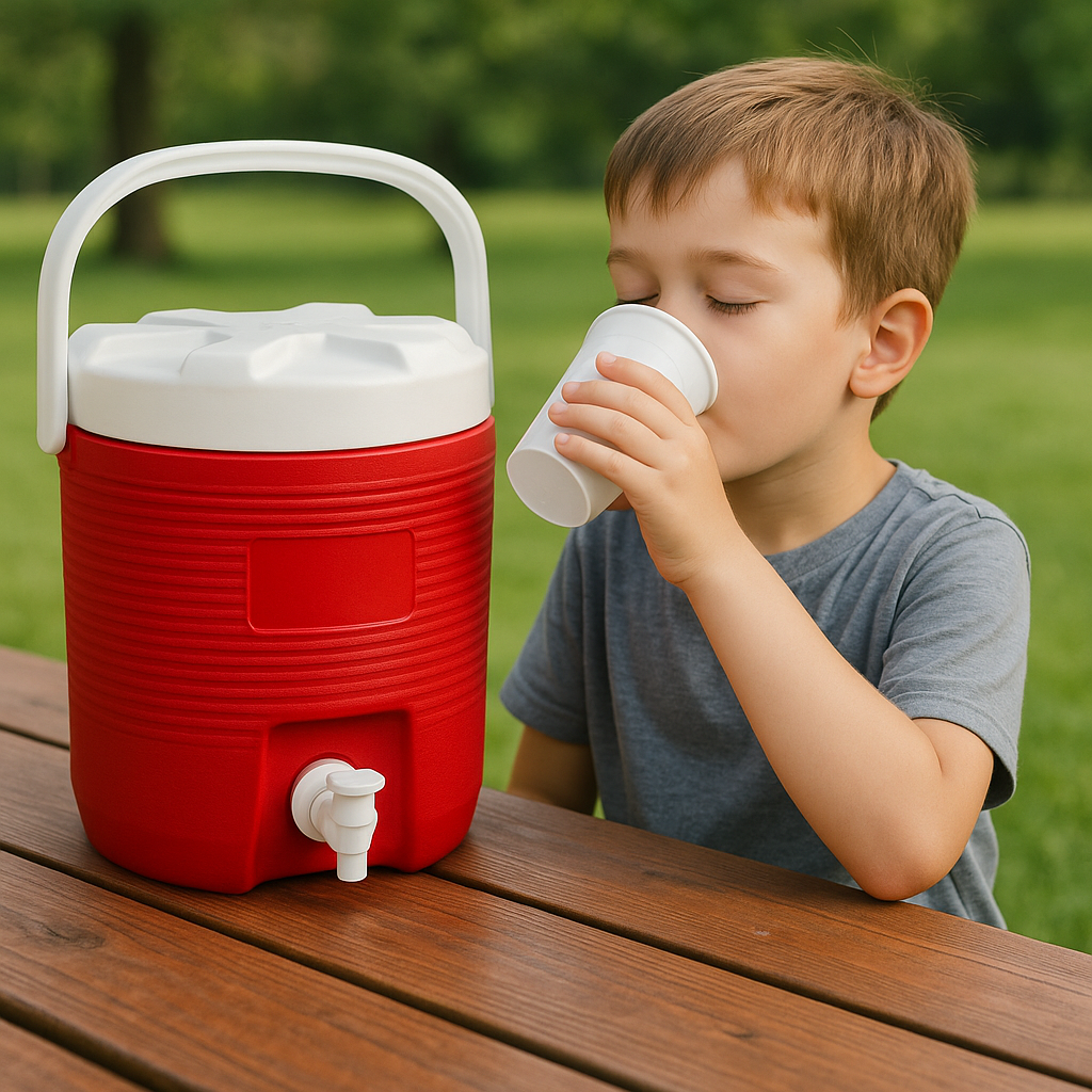 6 LT Kale 1010 Soğuk Su Termosu Musluklu Piknik Termos