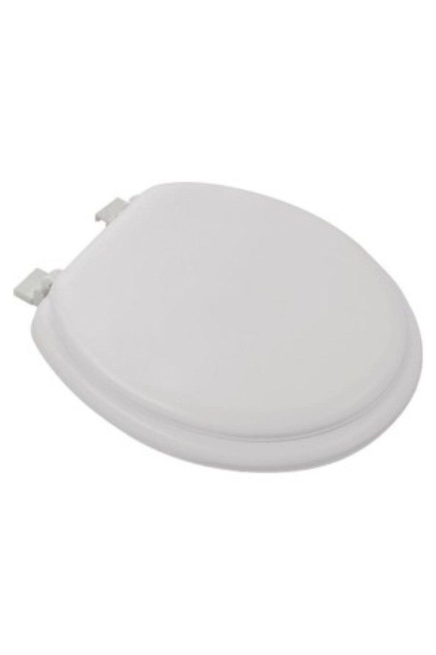 BUFFER® Yumuşak Puf Süngerli Ergonomik Rahat Beyaz Renk Klozet Kapağı