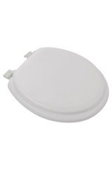 BUFFER® Yumuşak Puf Süngerli Ergonomik Rahat Beyaz Renk Klozet Kapağı
