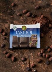 Tombol Şeker İlavesiz Bitter Çikolata 77 Gr Kahve Dünyası % 60 Kakao