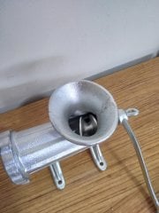 Ev Tipi Kollu 12 Numara Kıyma Makinesi Döküm İçli Köfte Sucuk Yapar Makine+İçli Köfte A.