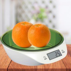 BUFFER® TF 1003 Hazneli Lcd Ekran Hassas Ölçüm Sensörlü 5 Kg Kapasite Dijital Mutfak Terazisi Tartısı
