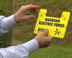 Argenç Elektrikli Çit Uyarı Levhası (Reklamlı)