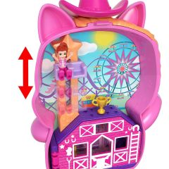 JCR39 Polly Pocket Midilliyle Rodeo Heyecanı Mikro Oyun Seti