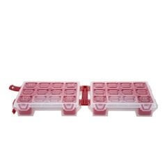Mano Kırmızı Renkli Organizer 7 inch TORG-7    195mm x 150mm x 100mm
