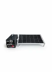 Enkashock 50W Güneş Enerjili Elektrikli Çit Makinesi Seti (Akü+Solar+Cihaz)