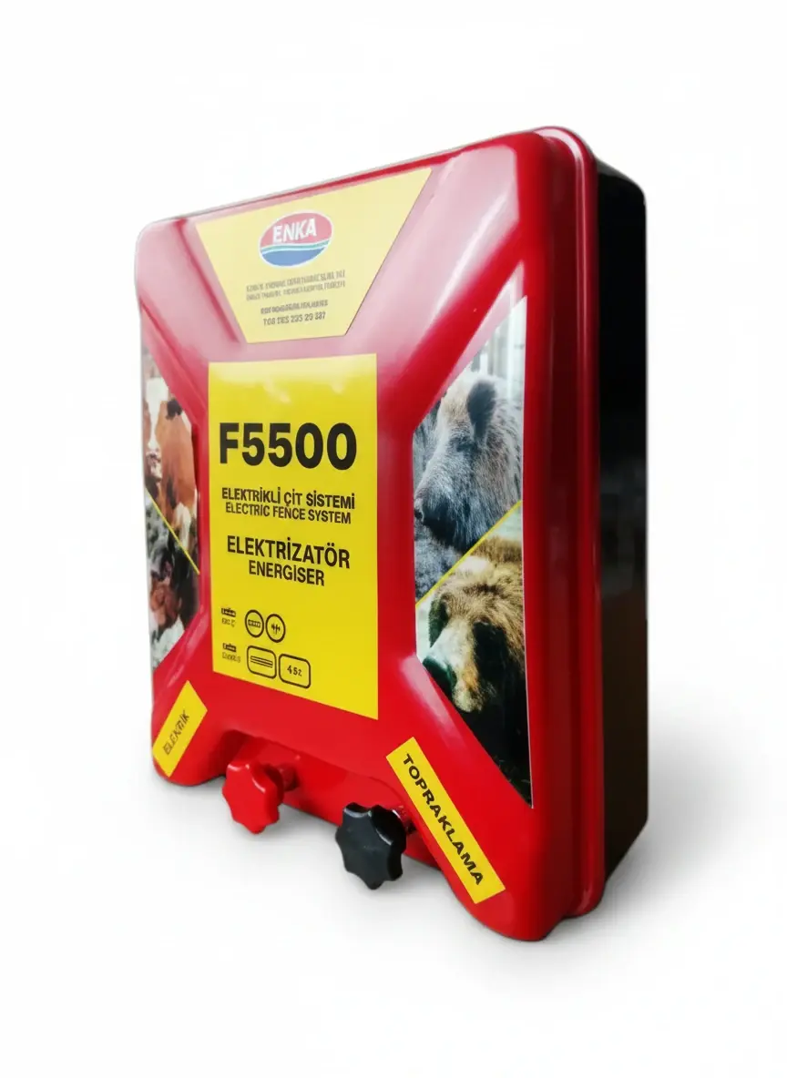Enkashock F5500 15000V Elektrizatör Elektrikli Çit Makinesi
