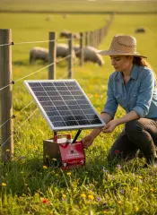 Enkashock 25W Güneş Enerjili (Solarlı) Elektrizatör Elektrikli Çit Makinesi