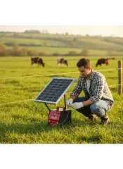 Enkashock 25W Güneş Enerjili (Solarlı) Elektrizatör Elektrikli Çit Makinesi