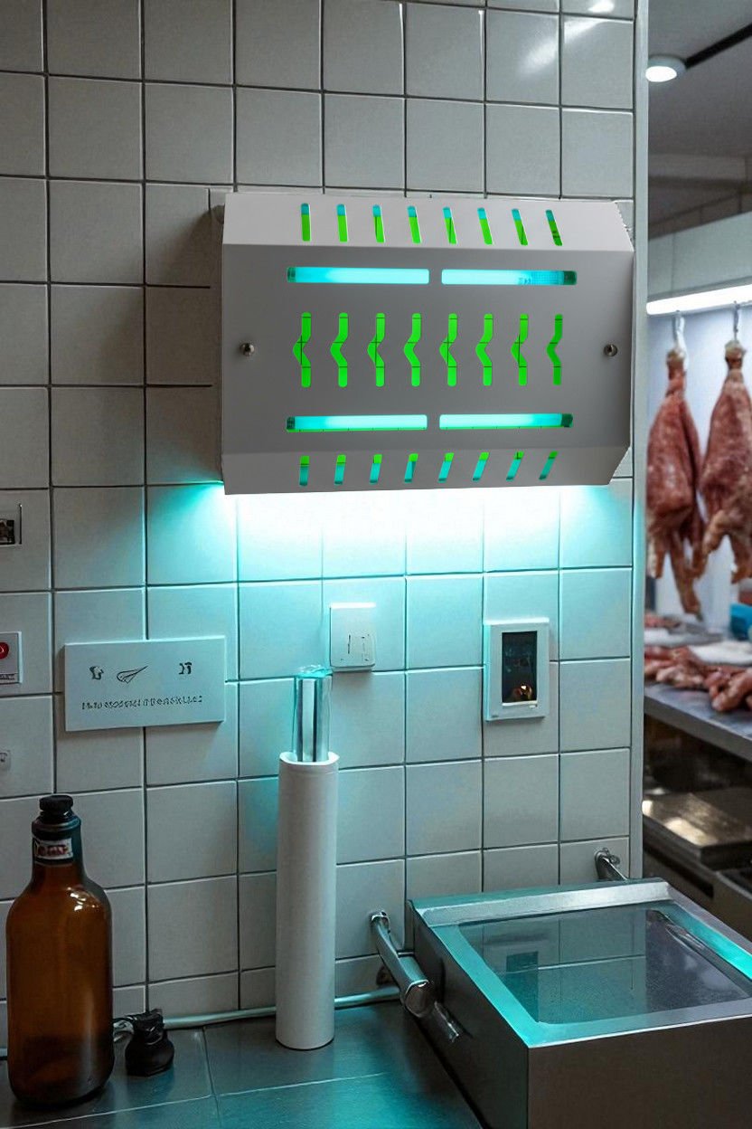 Elektro Frog SM017-K Slim Duvar Tipi UV Işıklı Sinek Tutucu Cihaz Krem Boyalı 30 – 40m² (2 X 15 W)