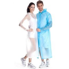 BUFFER® 10lu Paket Bay Bayan Kullan At Taşınabilir Su Geçirmez Yağmurluk