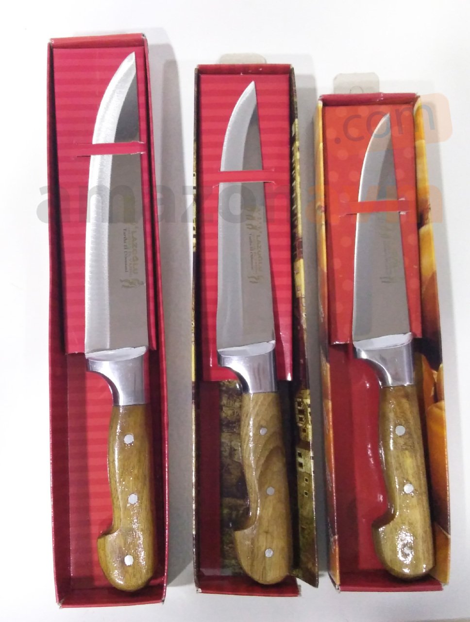 Lazoğlu Sürmene 3lü Kurban Bıçak Seti (1,2,3 Numara)