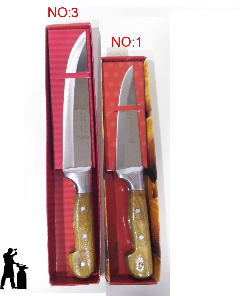 Lazoğlu Sürmene 2li Kurban Bıçak Seti (1 ve 3 Numara)