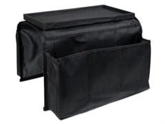 BUFFER® Koltuk Kenarı Sehpa Tepsi Kumandalık Cepli Düzenleyici Organizer