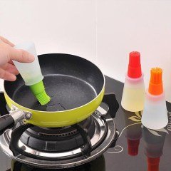 BUFFER® Yumuşacık Silikon Hazneli Yağlama Soslama Yumurta Sürme Fırçası