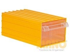 Mano Plastik Çekmeceli Sarı Kutu K-50  140 mm x 230 mm x 98 mm