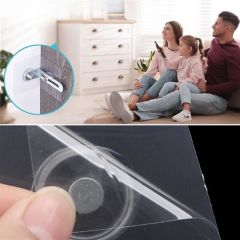 BUFFER® Deprem İçin Ultra Dayanıklı Çivisiz Duvarı Delmeden Ayarlanabilir Eşya Sabitleyici Aparat