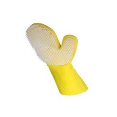 BUFFER® Ergonomik Masajlı Evcil Hayvan Kedi Köpek Yıkama Eldiveni Aparatı