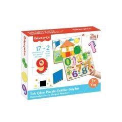 FP2762 FISHER PRICE TAK ÇIKAR PUZZLE ŞEKİLLER SAYILAR