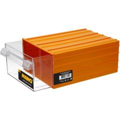 Mano Plastik Çekmeceli Sarı Kutu K-60 260 mm x 340 mm x 150 mm