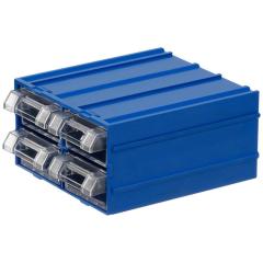 Mano Plastik Çekmeceli Mavi Kutu MK-32 110 mm x 120 mm x 62 mm (40'lı Paket Halinde Satılır)