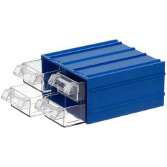 Mano Plastik Çekmeceli Mavi Kutu MK-32 110 mm x 120 mm x 62 mm (40'lı Paket Halinde Satılır)