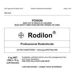 Bayer Rodilon Fare Zehiri Pastası 500gr