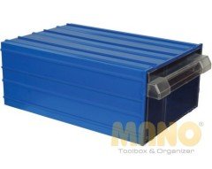 Mano Plastik Çekmeceli Mavi Kutu MK-35  110 mm x 170 mm x 65 mm (40'lı Paket Halinde Satılır)